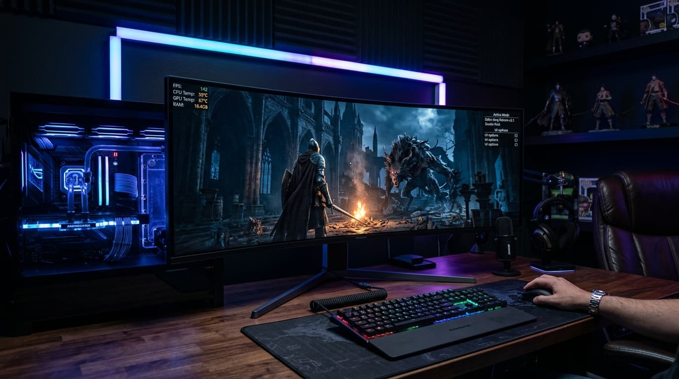 Elden Ring y Soulslikes en PC: Guía Definitiva de Optimización de Rendimiento y Mods Esenciales