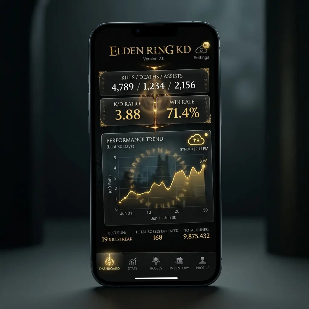 Elden Ring KD v2.0: Sincronización en la nube y nuevas estadísticas