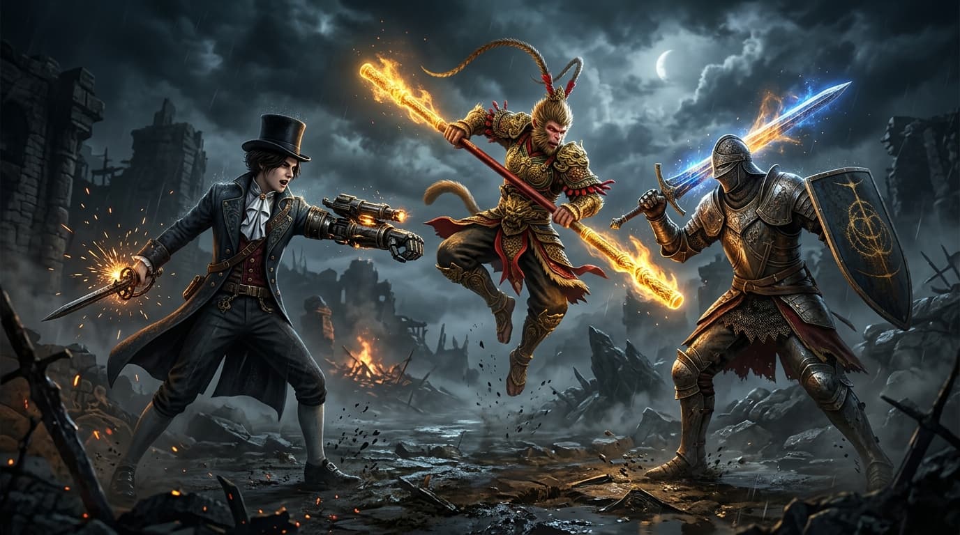 Comparativa de Mecánicas: Lies of P vs. Black Myth: Wukong vs. Elden Ring: ¿Qué Define al Soulslike Moderno en 2026?