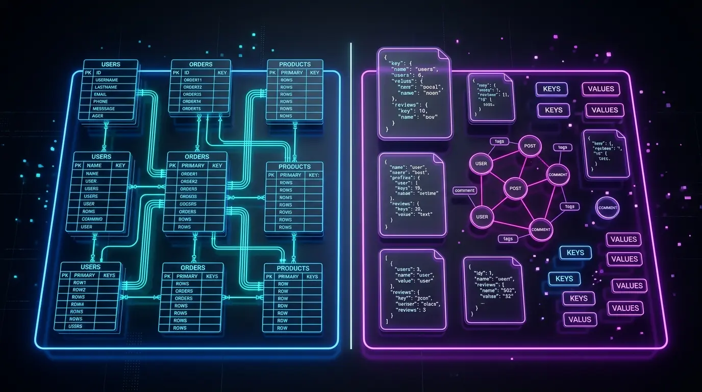 SQL vs NoSQL: Guía definitiva para decidir correctamente